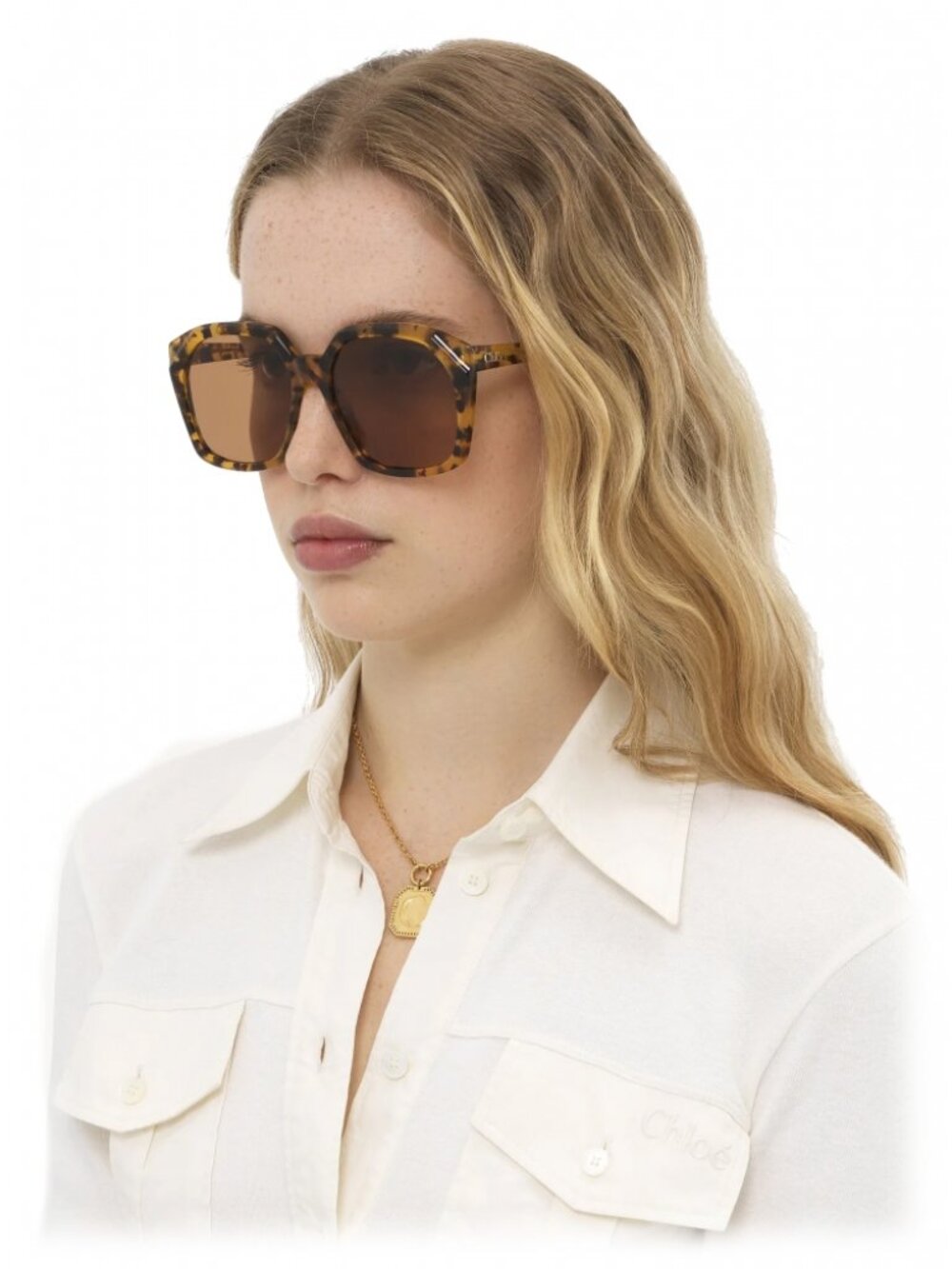 Chloe Salomé Sunglasses - Vintage Tortoise - NWT